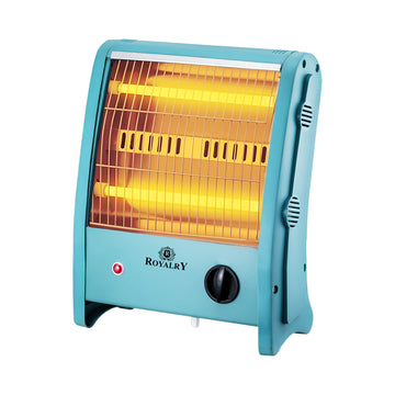 Royalry Matte Green Double Rod Room Heater – 2000W High Heat Output | Adjustable Thermostat & Dual Heating Modes | Compact, Energy-Efficient Winter Heating Solution for Home & Office