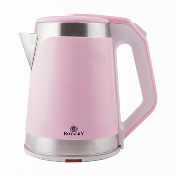 Royalry 1.8L Pink Electric Kettle — Auto Shut-Off, Fast Boil & Elegant Design