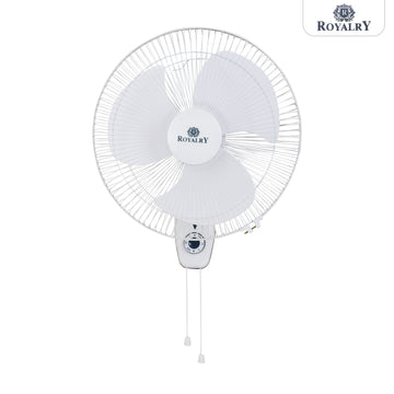 16 Inch High-Speed Wall Fan with Double Dori Pull Cords for Speed & Oscillation Control – Powerful Airflow for Large Rooms