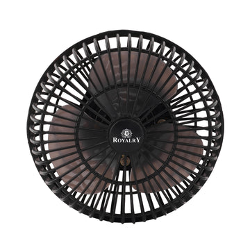 9 Inch Black Cabin Fan Featuring Sleek Design, Easy Installation, and Quiet Operation for Effective Cooling in Tight Spaces