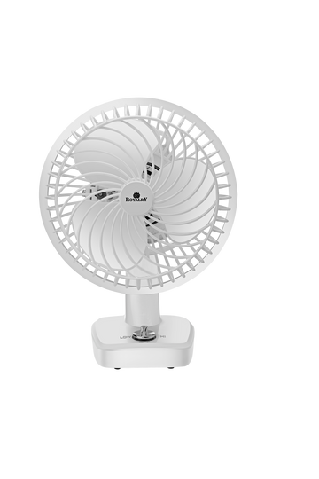 Royalry 9-Inch Wall cum Table Fan White – Powerful & Versatile Cooling Solution for Home & Office