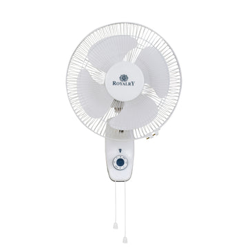 12 Inch Wall Fan with Double Dori Pull Cords, Adjustable Tilt & Smooth Oscillation – Powerful & Convenient Cooling Solution