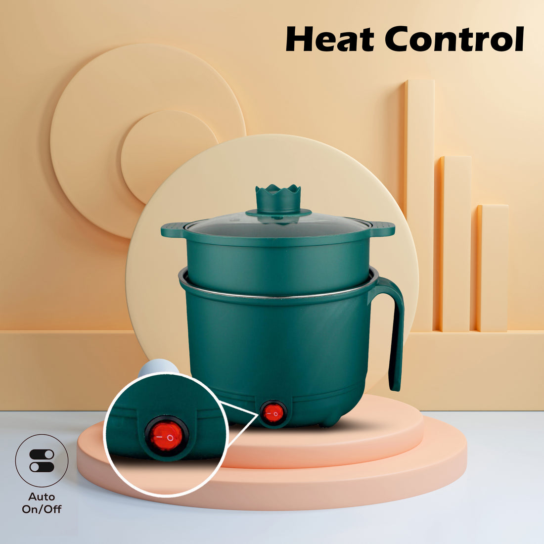Royalry Multi-Function Kettle with Egg Boiler – Fast & Versatile