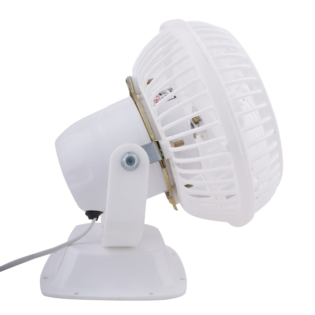 Compact and Powerful 6 Inch White Cabin Fan with Efficient Airflow, Durable Design, Quiet Operation, and Easy Installation for Vehicles and Small Spaces