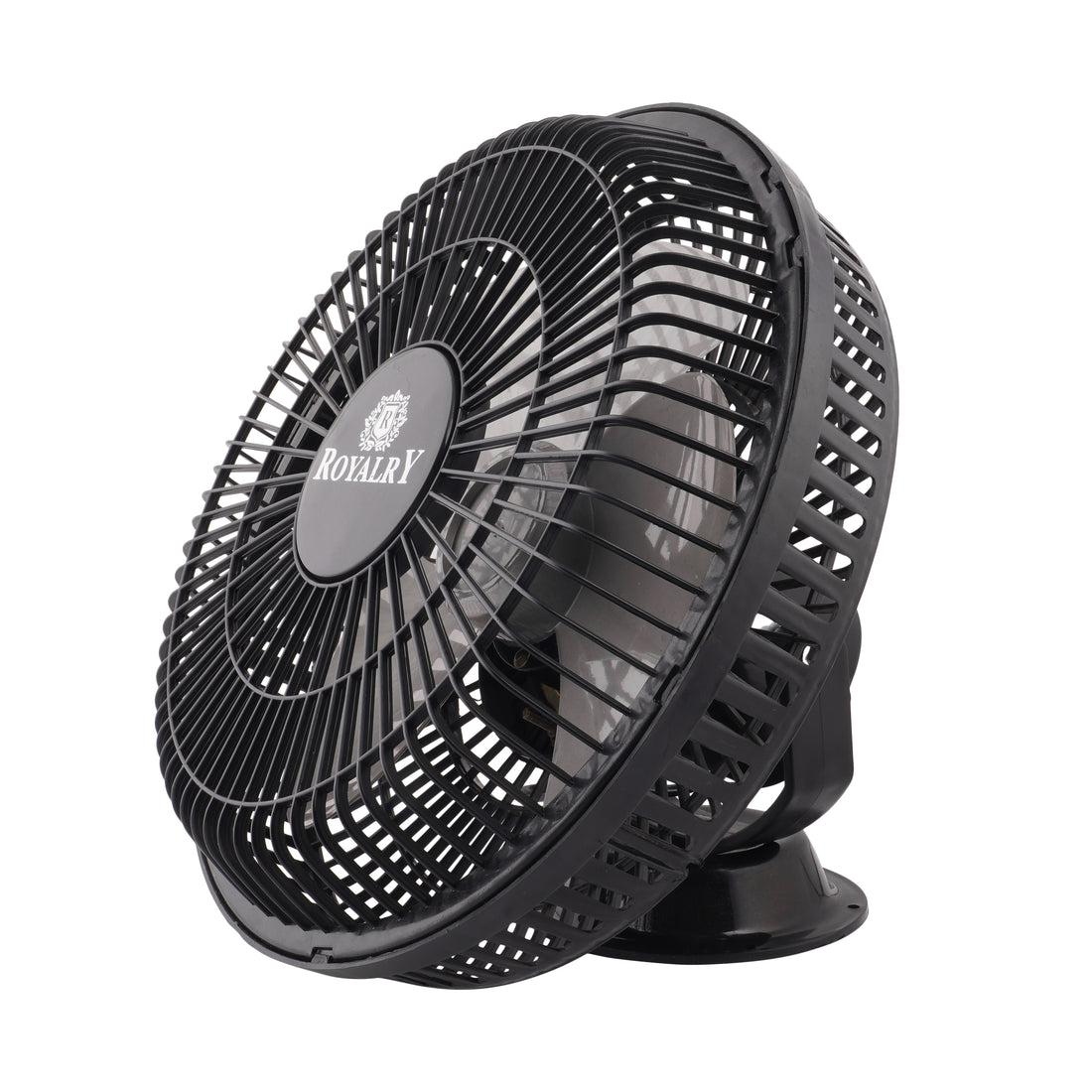 “Royalry 12 Inch Black Cabin Fan | High-Speed Portable Cooling Fan for Home & Office”