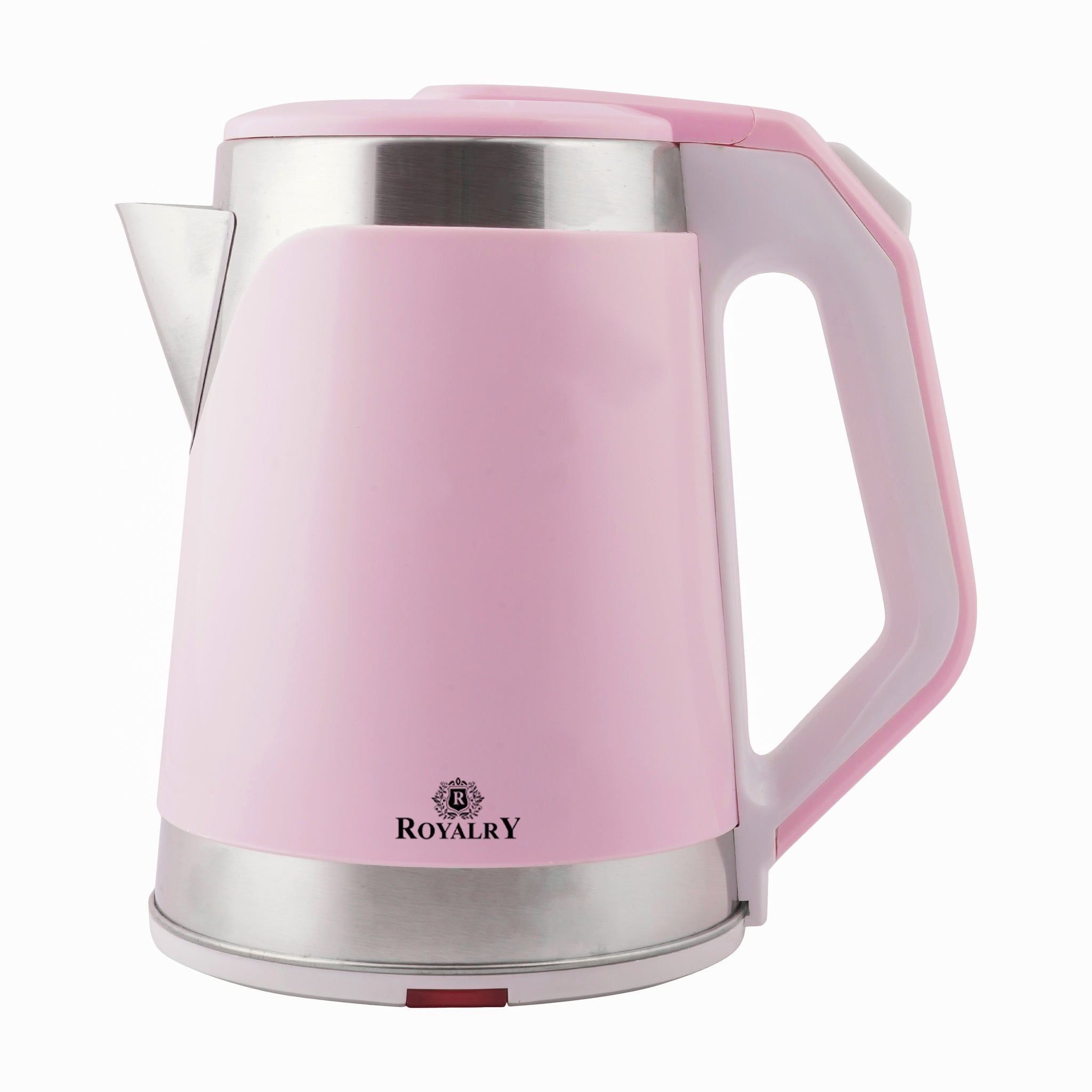 Royalry 1.8L Pink Electric Kettle — Auto Shut-Off, Fast Boil & Elegant Design