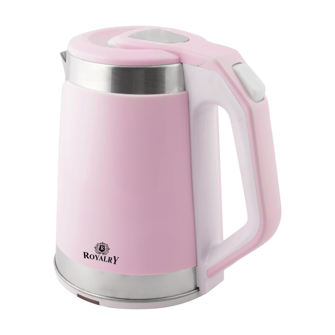 Royalry 1.8L Pink Electric Kettle — Auto Shut-Off, Fast Boil & Elegant Design