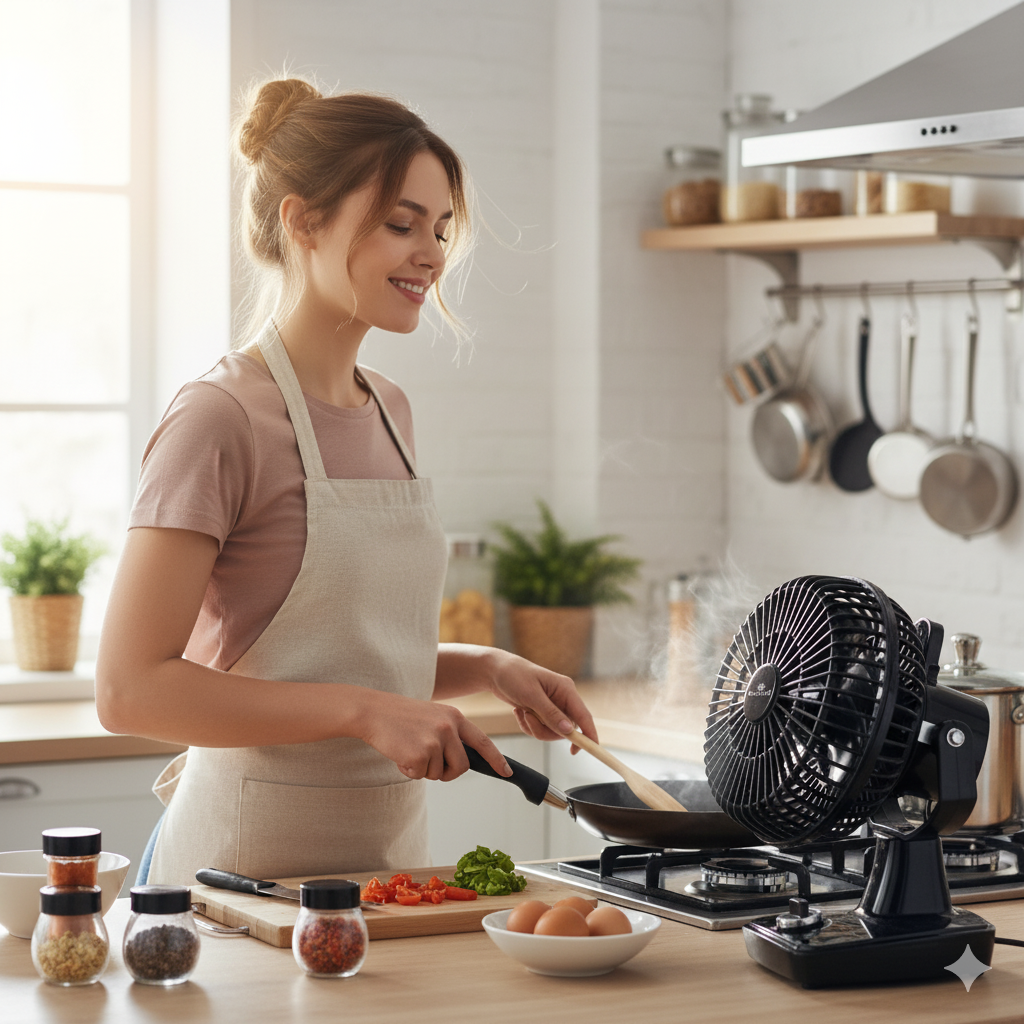 Royalry 6-Inch Wall Cum Table Fan – Compact, High-Speed & Versatile