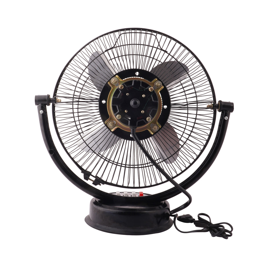 12 Inch AP Metal Wall/Table Fan Featuring Adjustable Tilt, 3-Speed Settings Including High Speed, and Robust Airflow for All-Room Comfort
