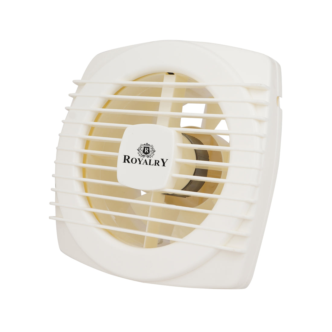 Royalry 6-Inch Ivory Axial Ventilation Fan – Elegant Design, High Airflow & Silent Operation for Kitchens, Bathrooms & Compact Rooms
