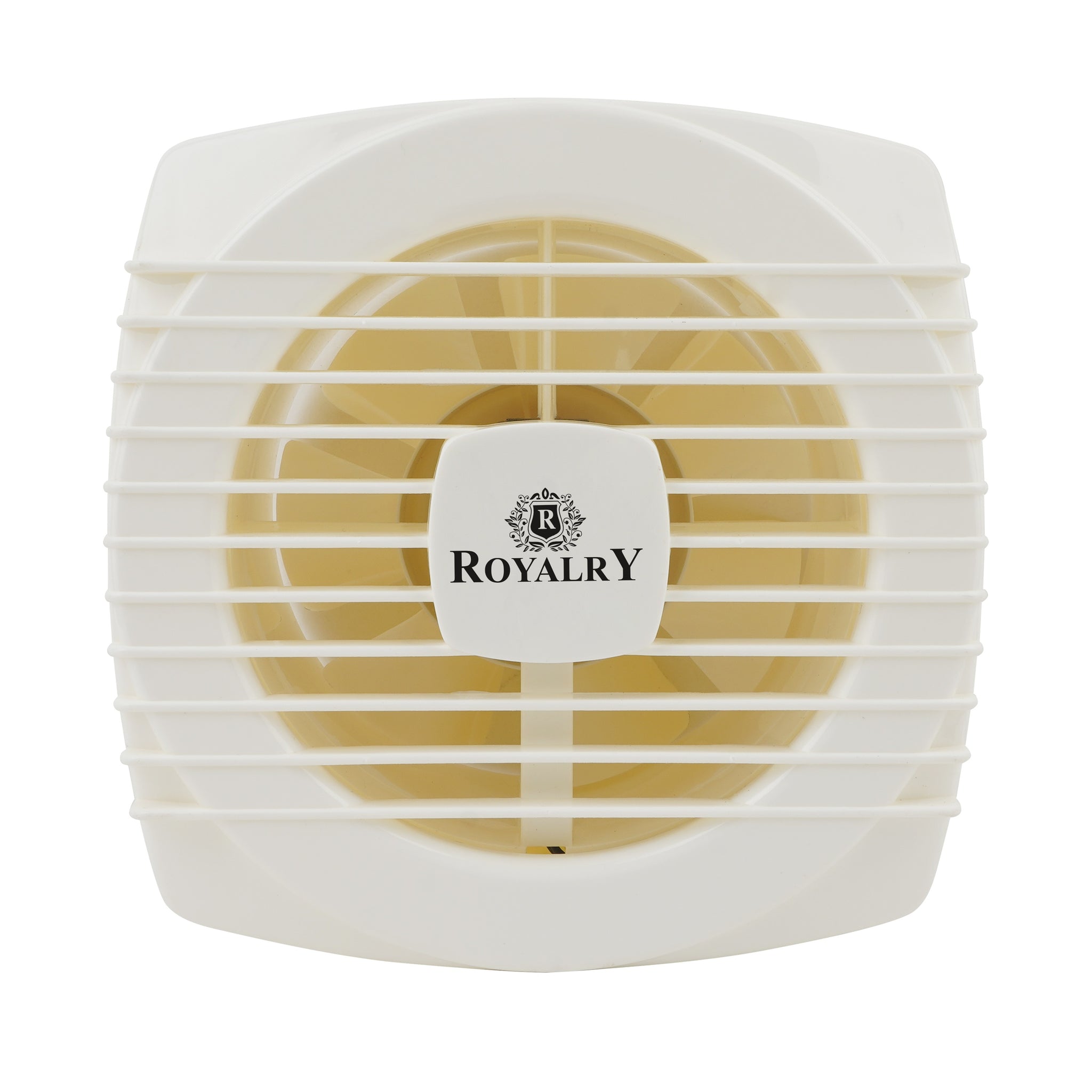 Royalry 6-Inch Ivory Axial Ventilation Fan – Elegant Design, High Airflow & Silent Operation for Kitchens, Bathrooms & Compact Rooms