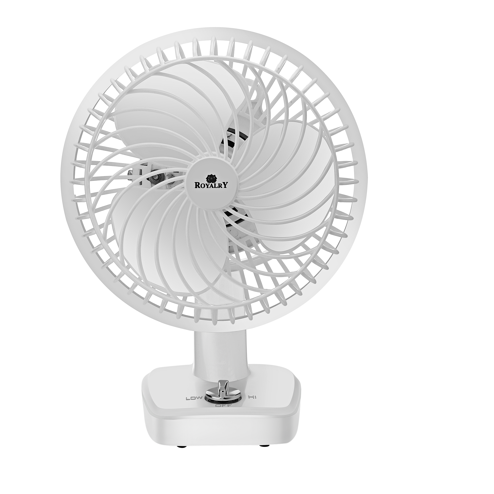 Royalry 9-Inch Wall cum Table Fan White – Powerful & Versatile Cooling Solution for Home & Office