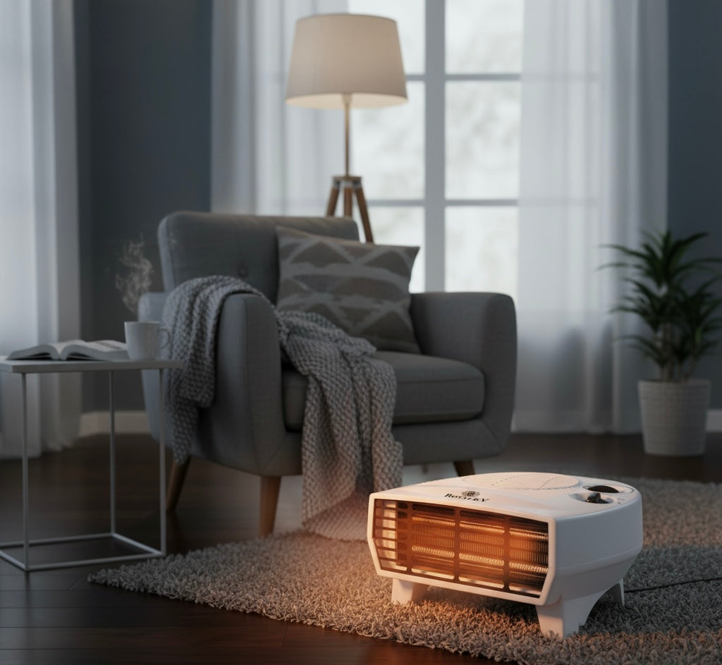 Royalry Compact Room Heater 1000W — Instant Warmth for Home & Office Use